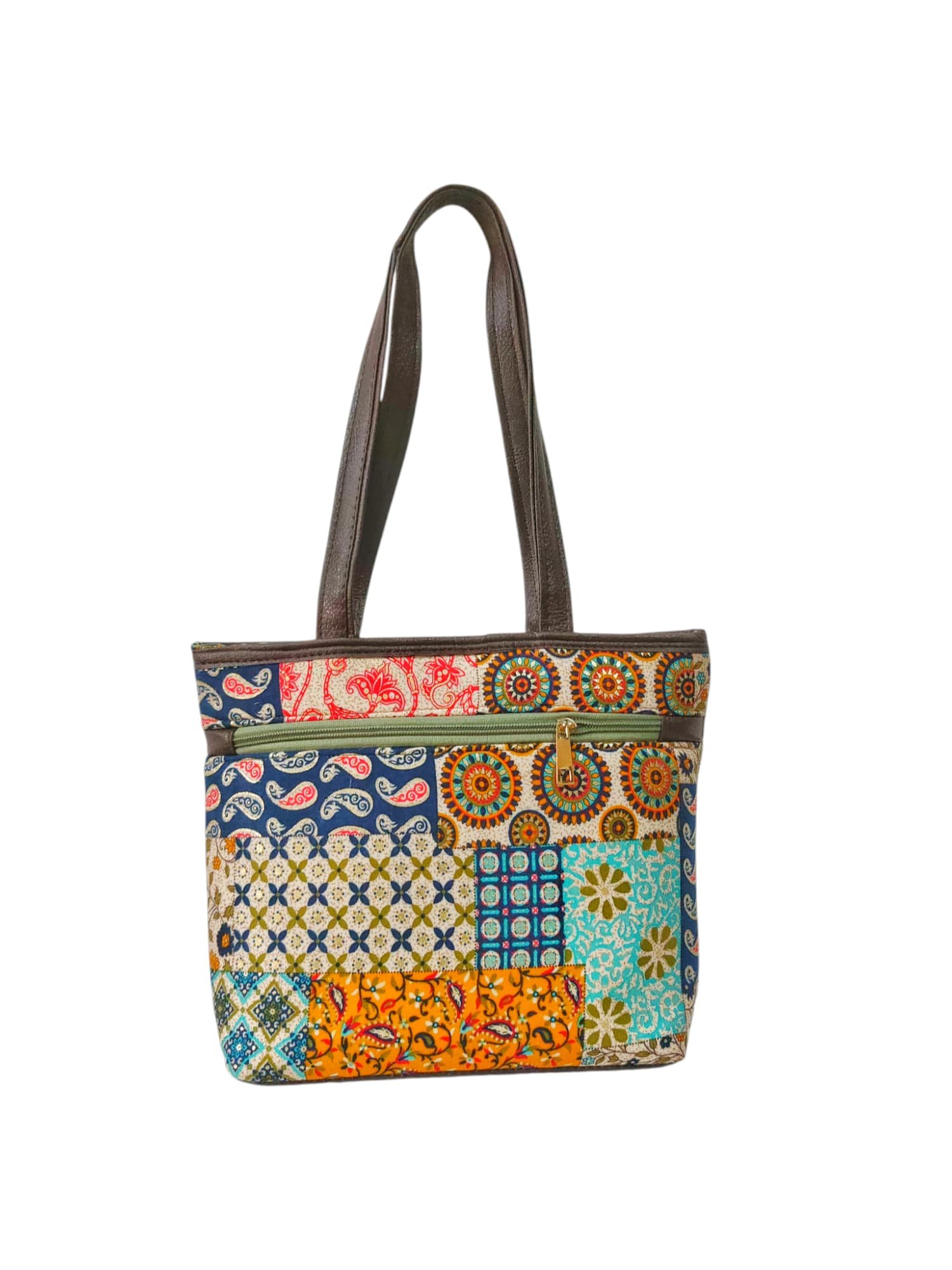 Handmade Multi Colour Printed Hand Bag thumbnail 5